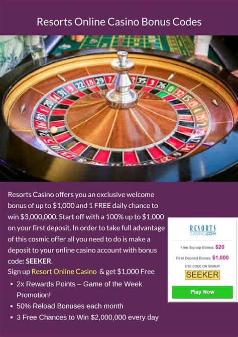 Resorts Online Casino Bonus Code, Mobile App, $1,000 Bonus.